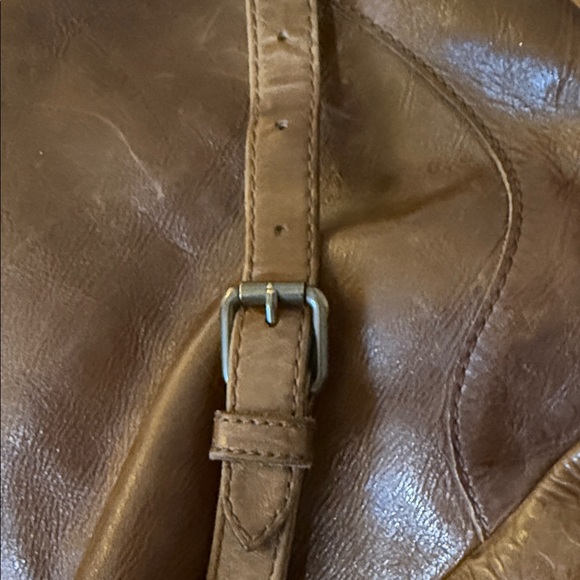 Vintage Frye Brown Leather Hobo Bag - Picture 10 of 15